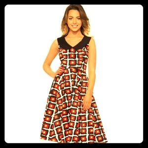 NWT Hearts and Roses vintage pin-up/ swing dress.